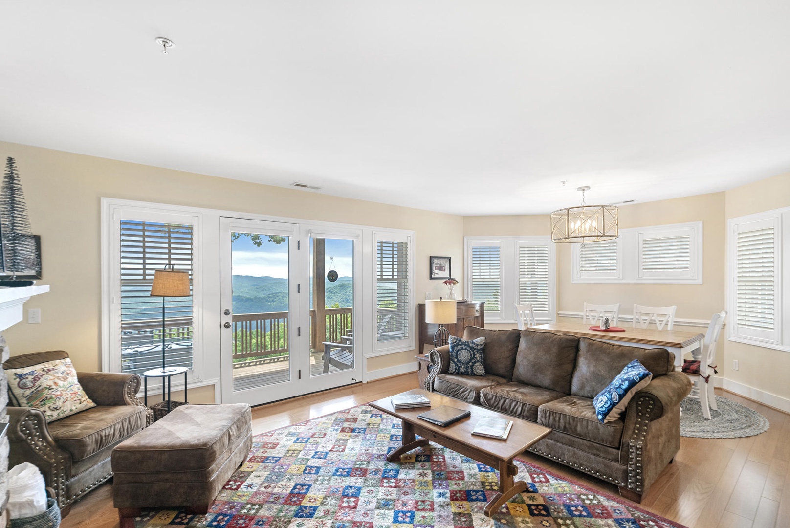 Living Room---Open Floor Plan, Mountain View