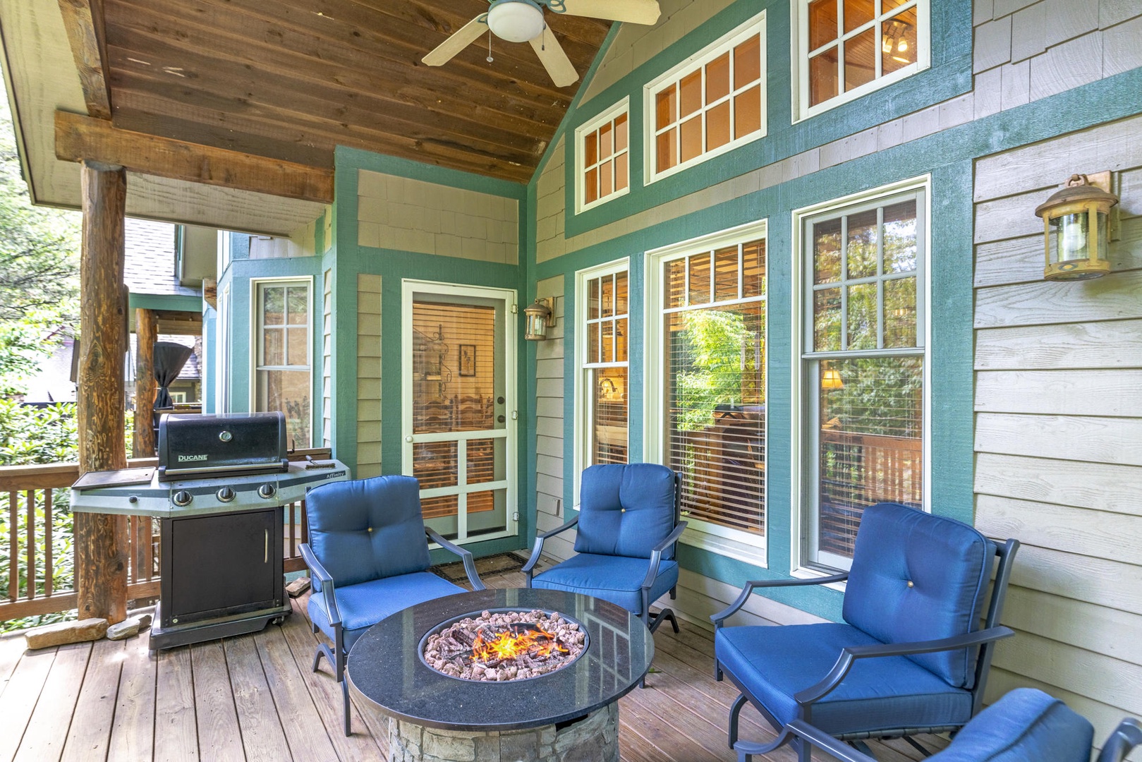 Outdoor Seating, Firepit, Gas Grill