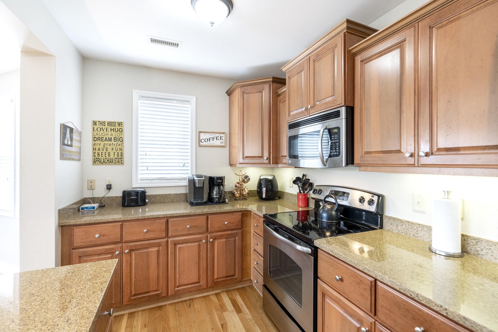 Kitchen---Granite Counter-tops, Stainless Steel