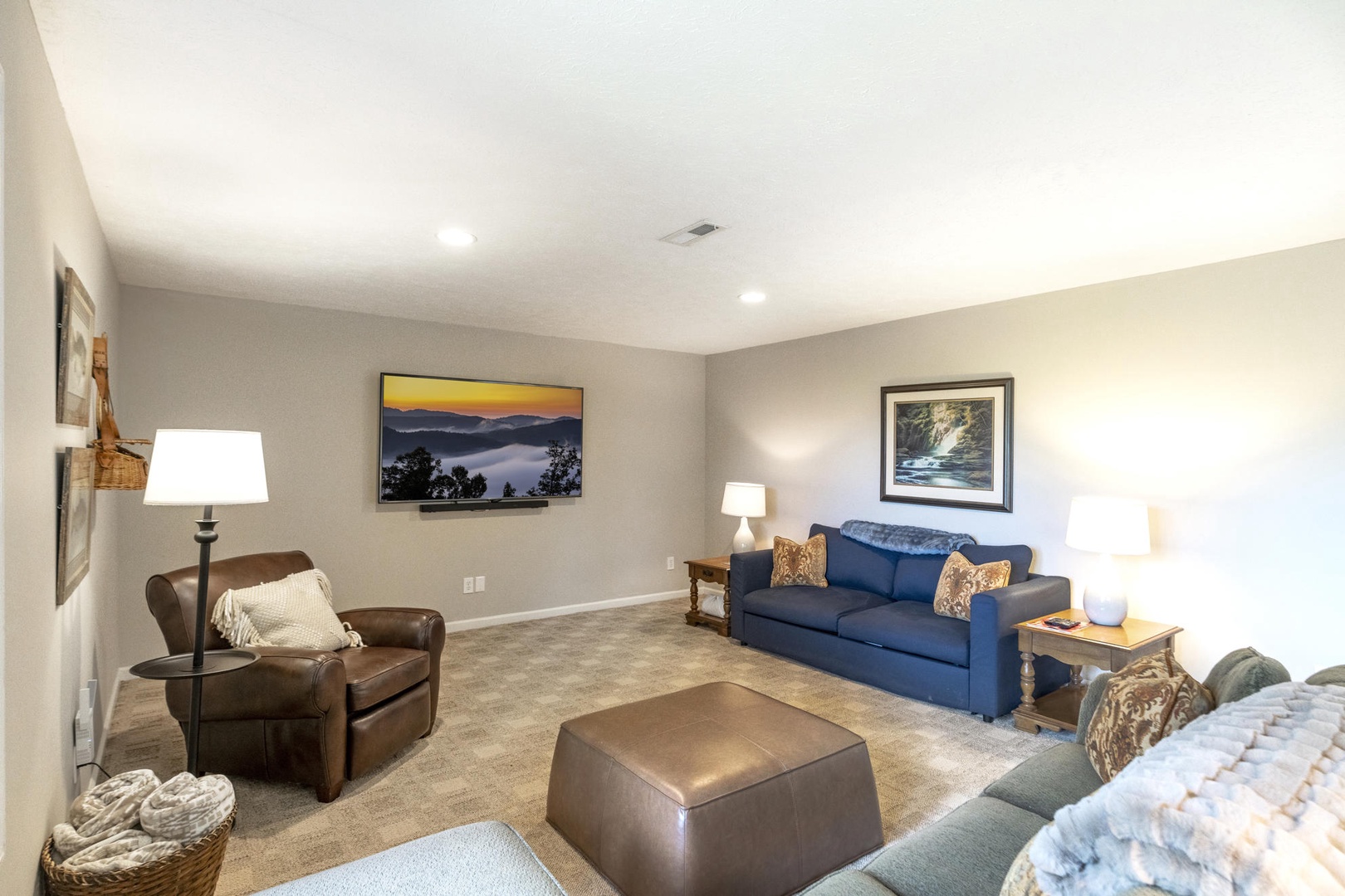 Den Area---Downstairs, Television