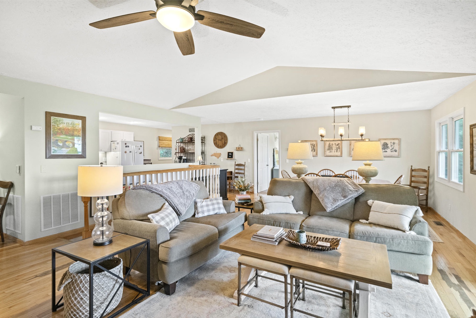 Living Room---Ample Seating, Open Floor Plan