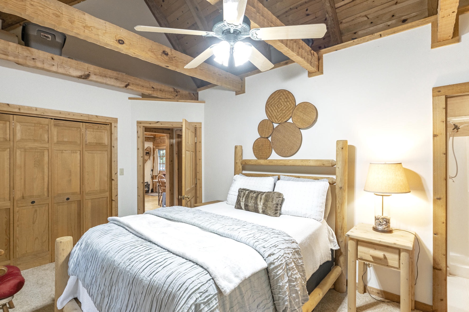 Primary Bedroom---Queen Size Bed, Main Floor