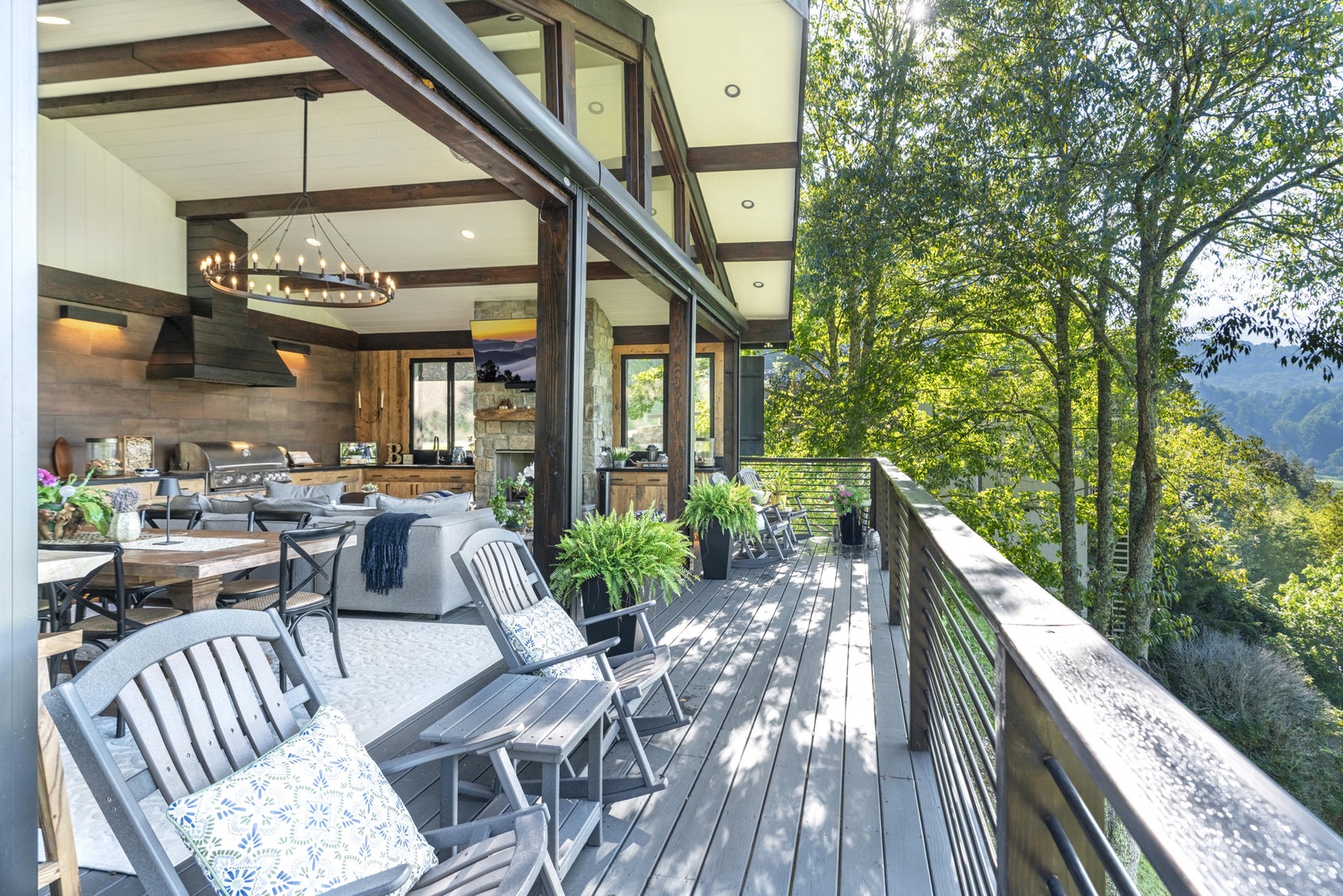 Outdoor Space of Indoor/Outdoor Living Room