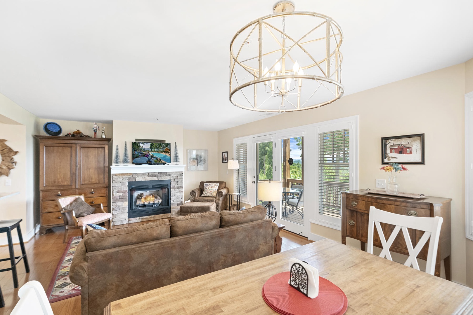Open Floor Plan---Dining and Living Rooms, Mountain View