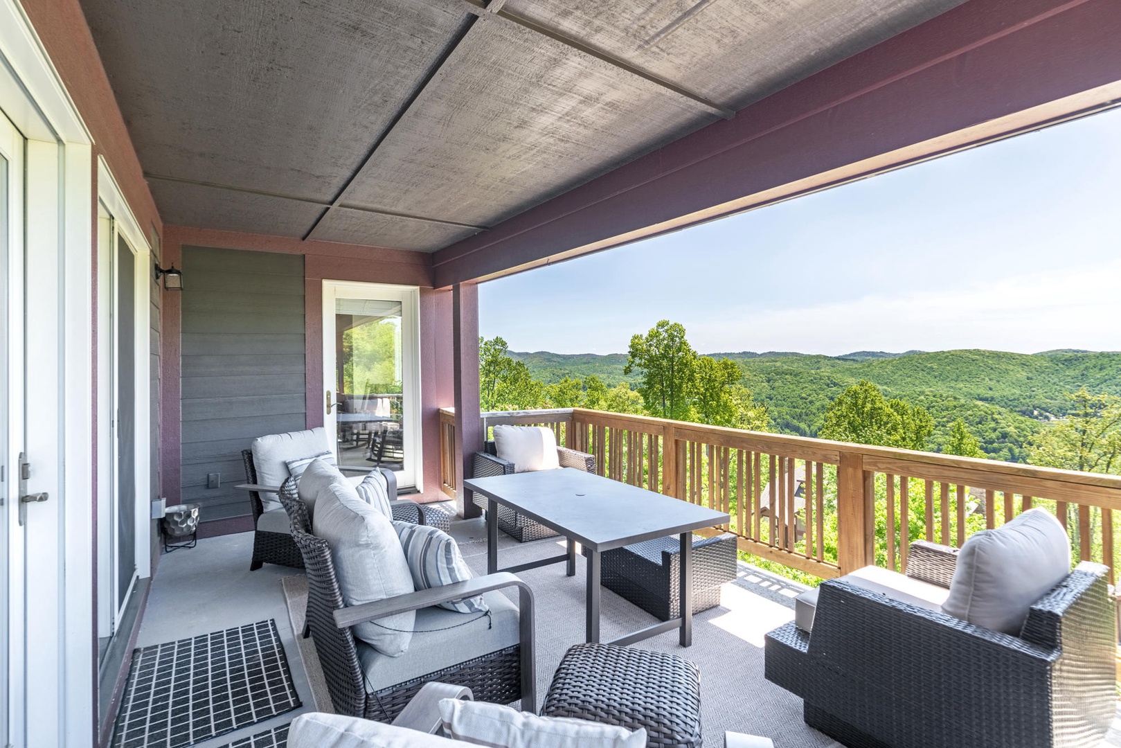 Beautiful Mountain View from Deck