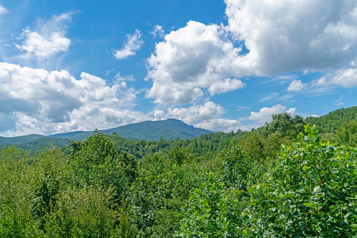 Deck Area--- Grandfather Mountain View