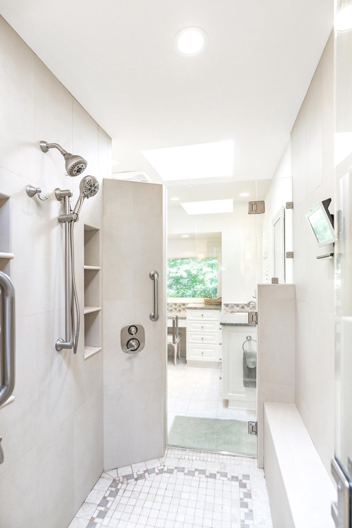 Primary Bathroom---Large Shower