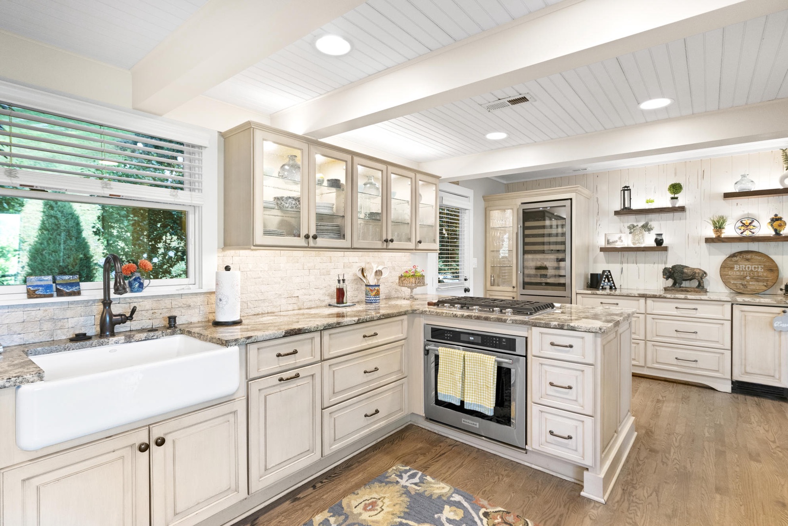 Kitchen---Granite Counter-tops, Open Floor Plan
