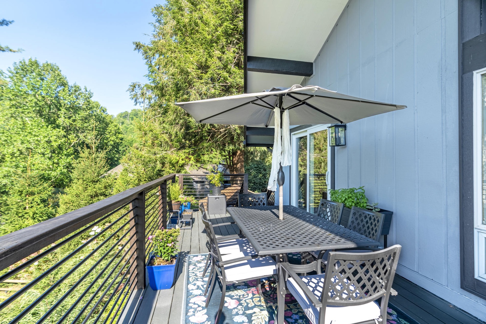 Outdoor Dining with Umbrella