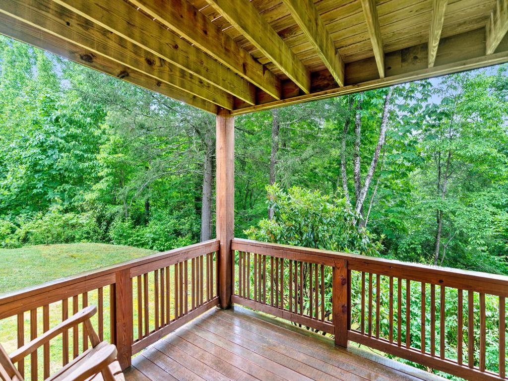 Deck Area--- Lower Deck Wooded View