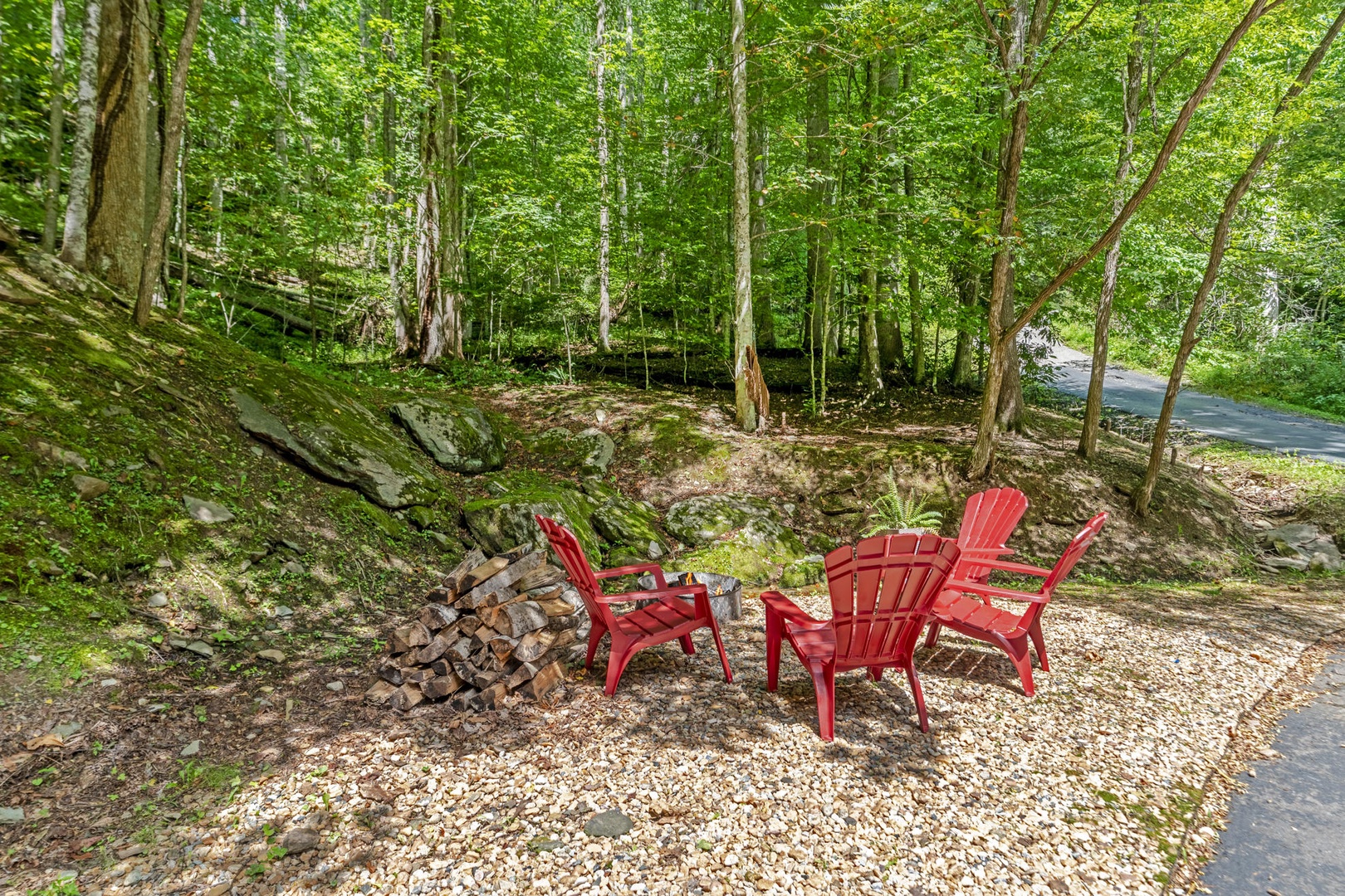Fire Pit and Seating
