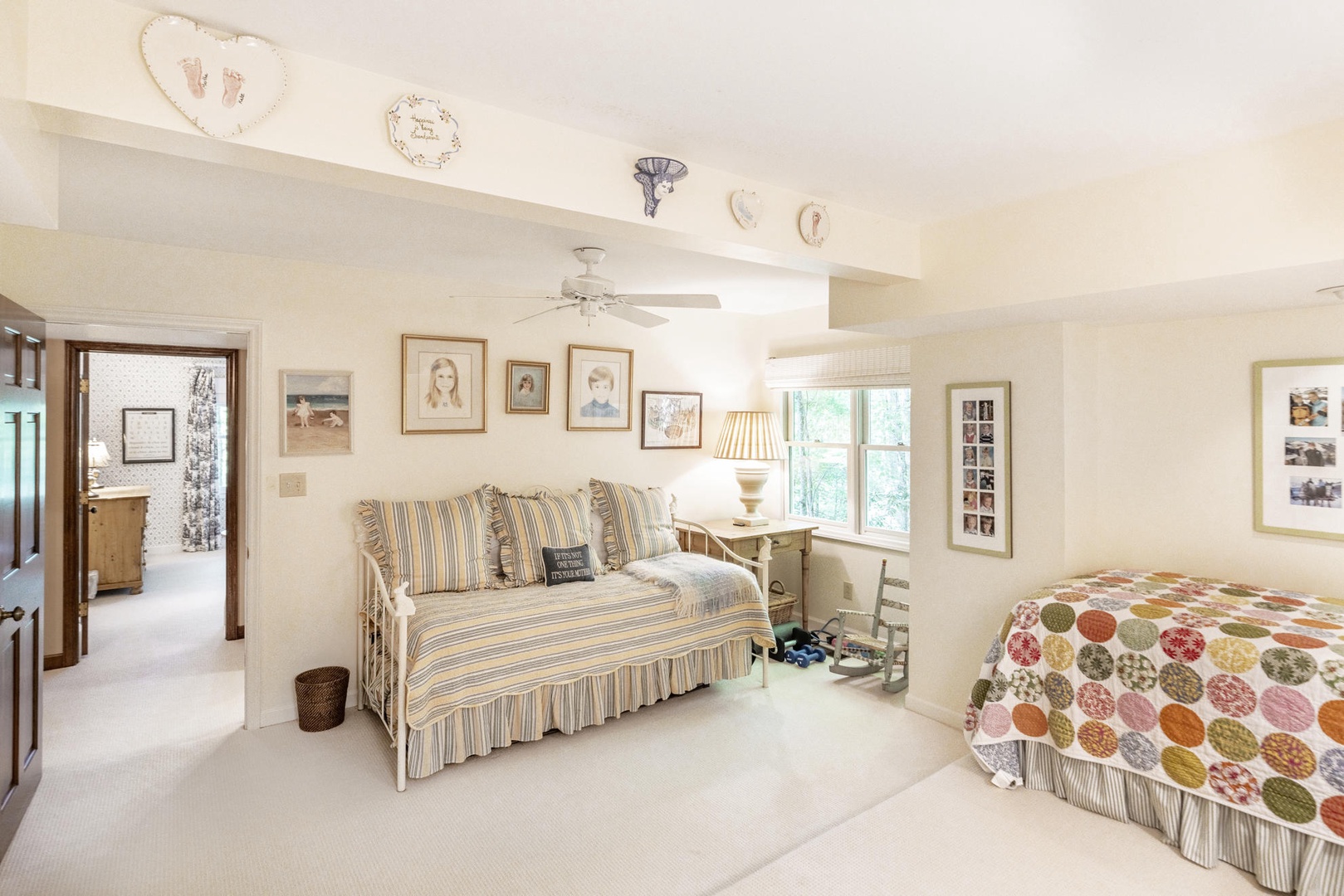 Guest Bedroom--- 3 Twin Beds + Trundle, Downstairs