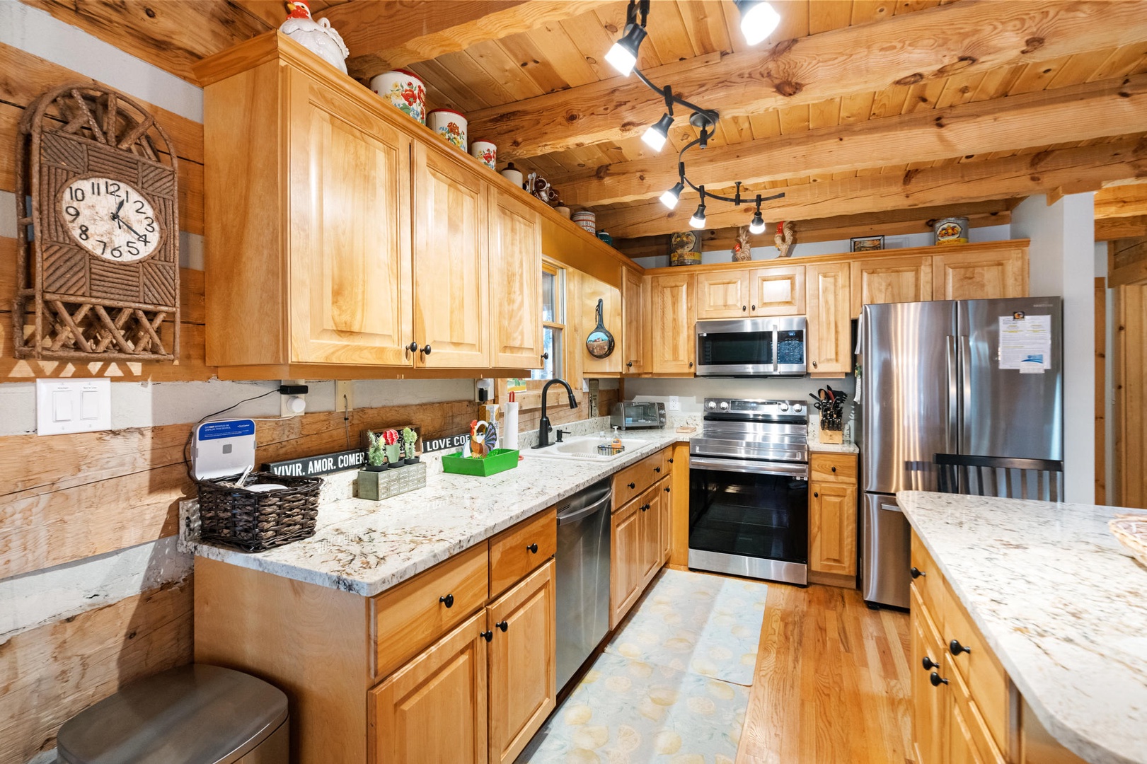 Kitchen--- Granite Counter-tops, Stainless Steel