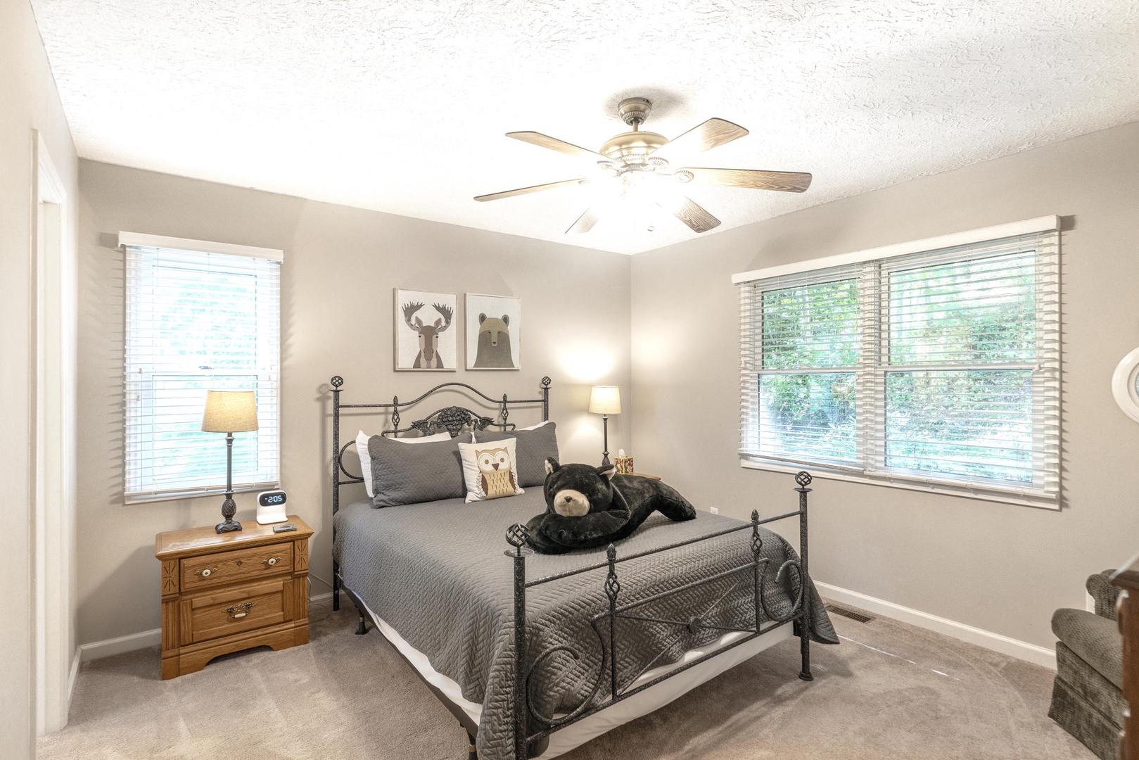 Guest Bedroom---Queen Size Bed, Main Floor