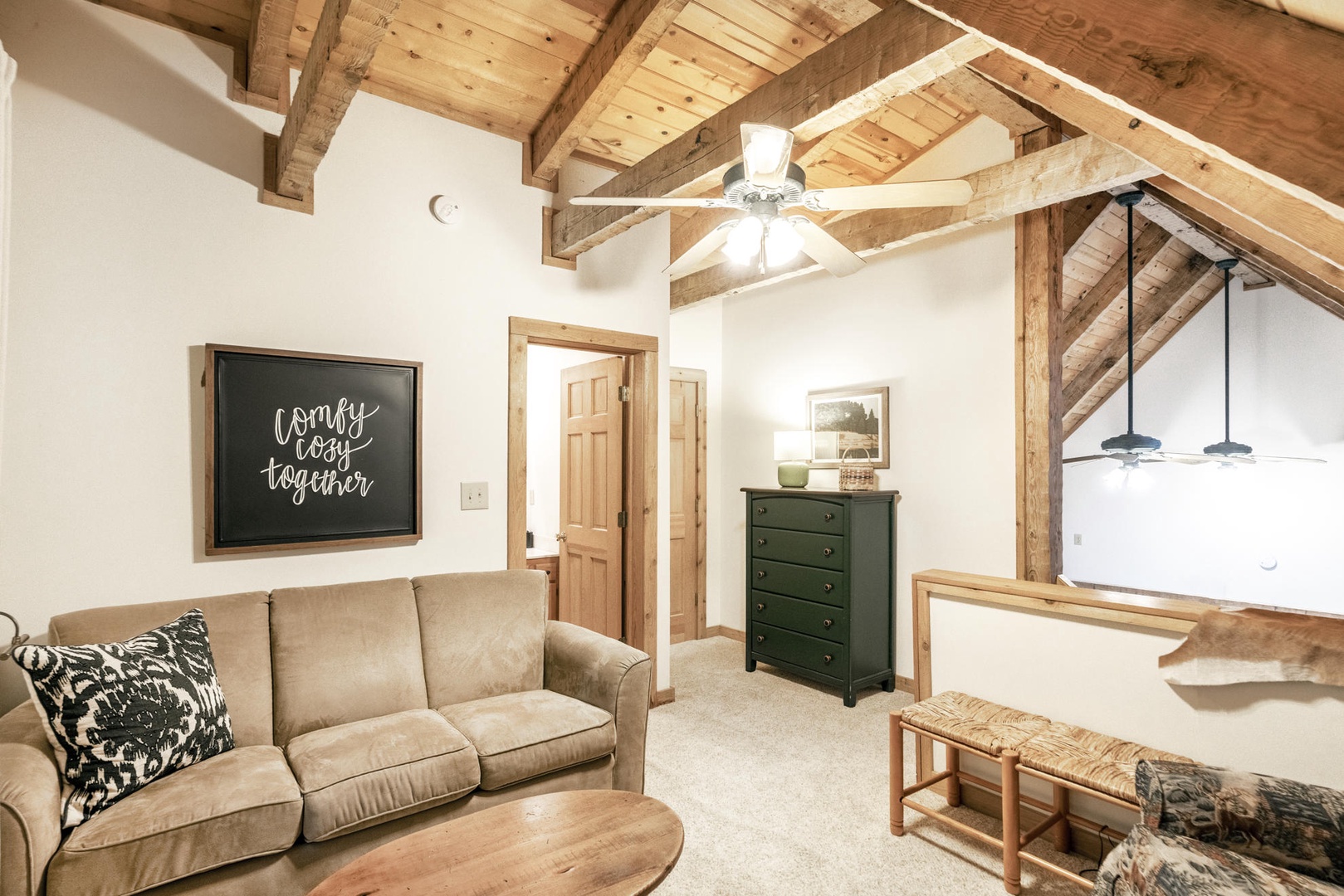 Loft Area---Living Space, Television, Queen Size Sleeper Sofa