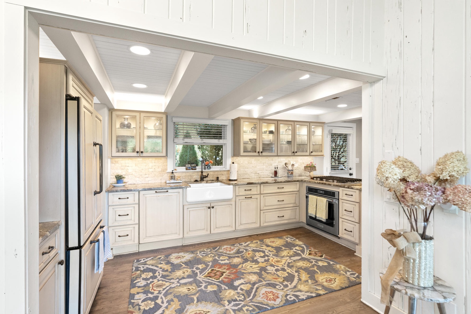 Kitchen---Granite Counter-tops, Modern Appliances, Natural Lighting