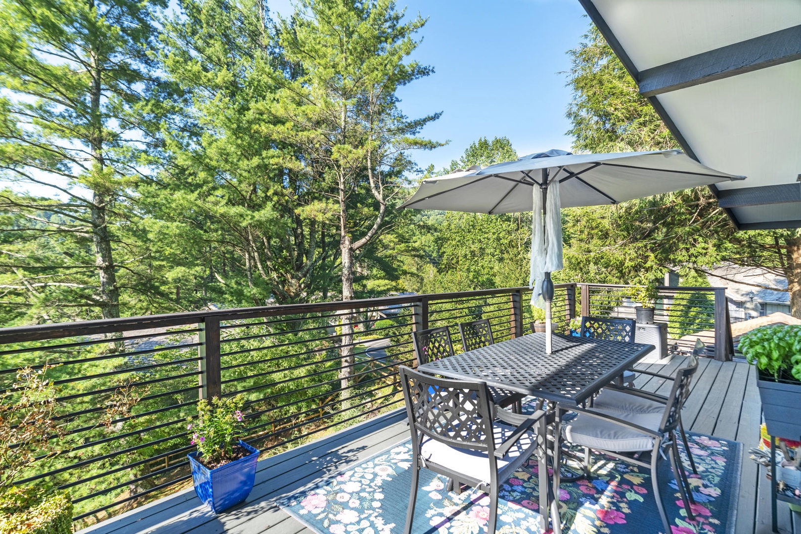 Outdoor Dining with Umbrella