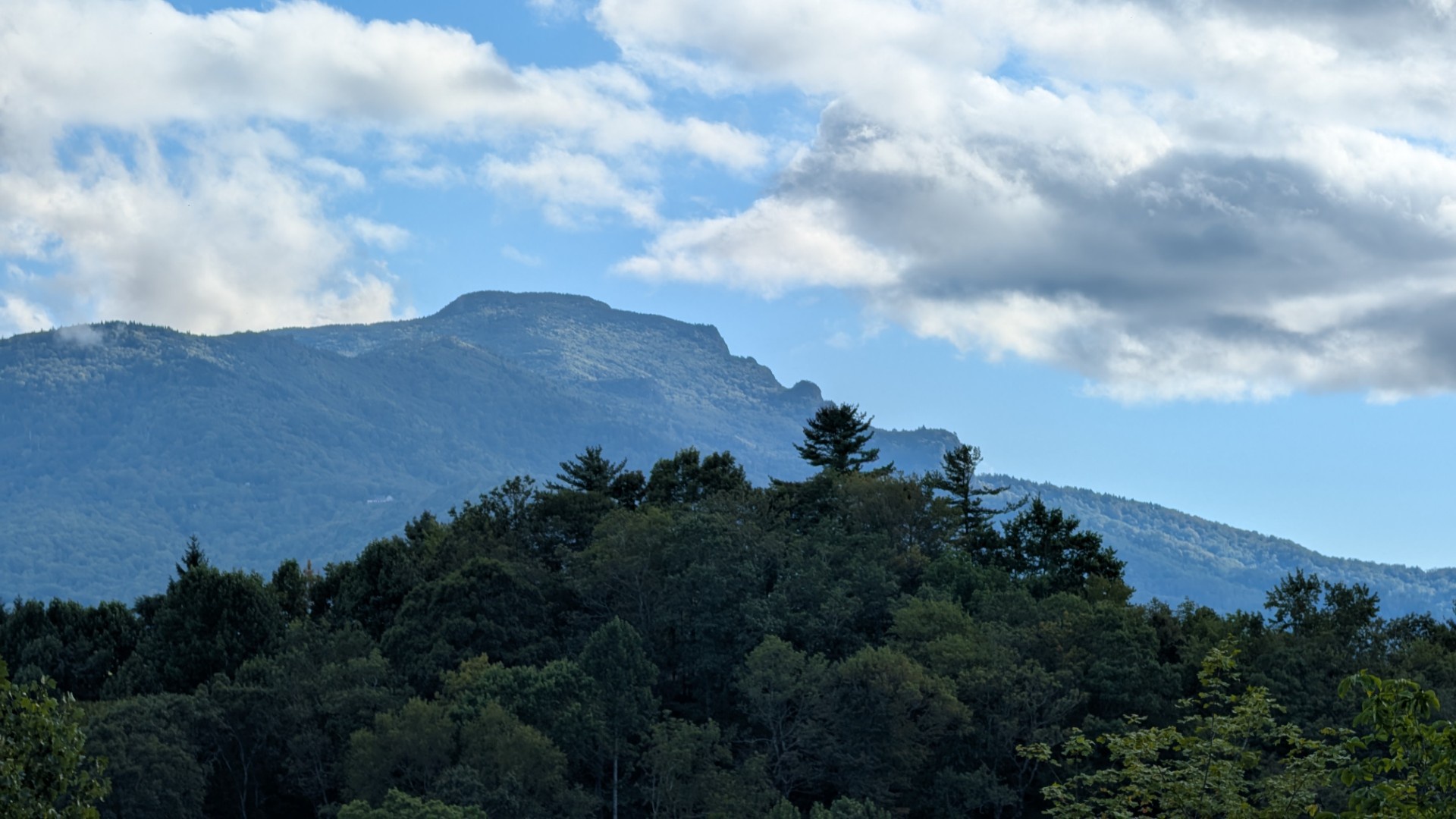 Summer view of Grandfather Mountain