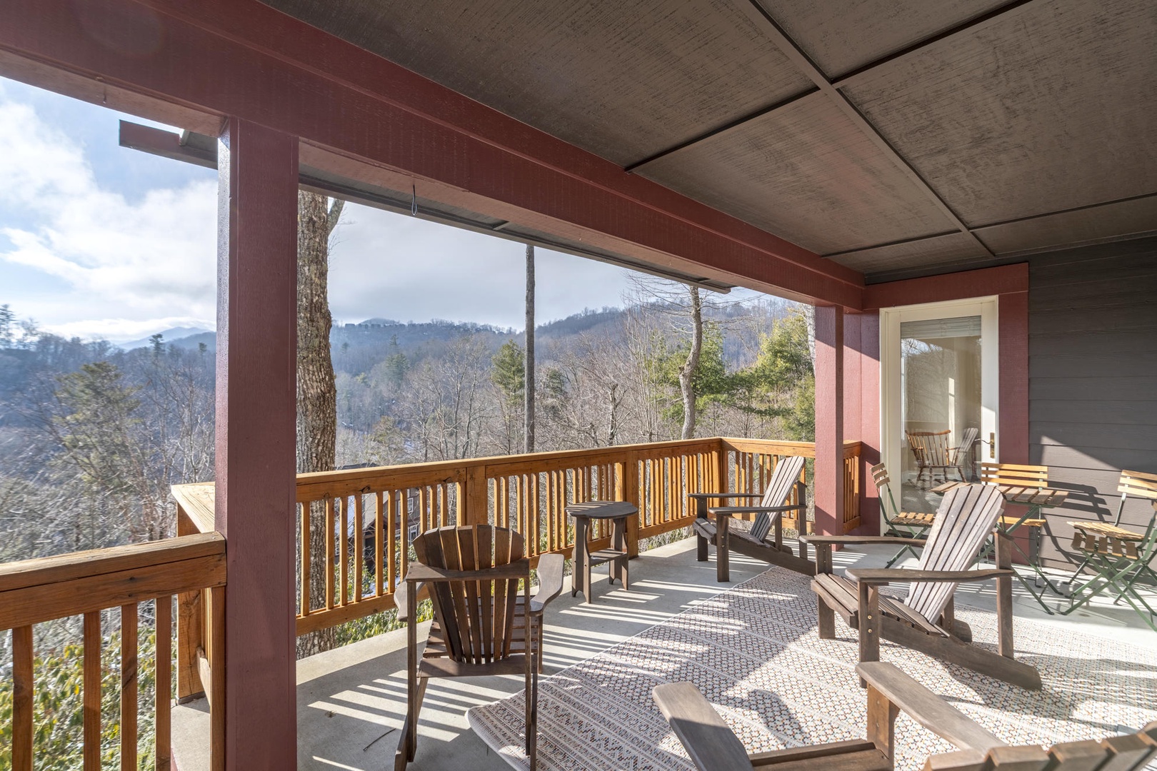 Deck Area---View from Balcony, Outside Furniture