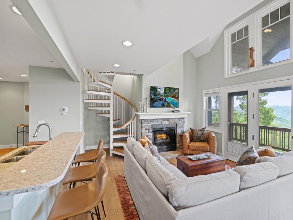 Open Floor Plan---Living, Dining and Kitchen