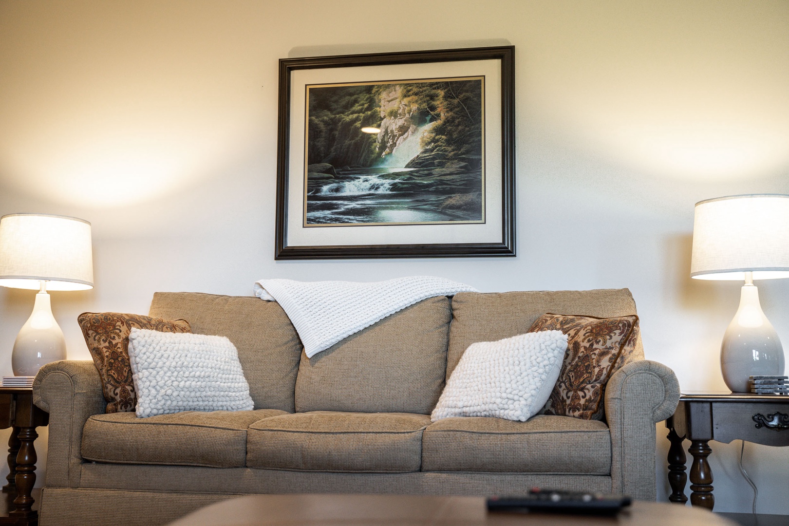 Den Area---Downstairs, Television, Billiards