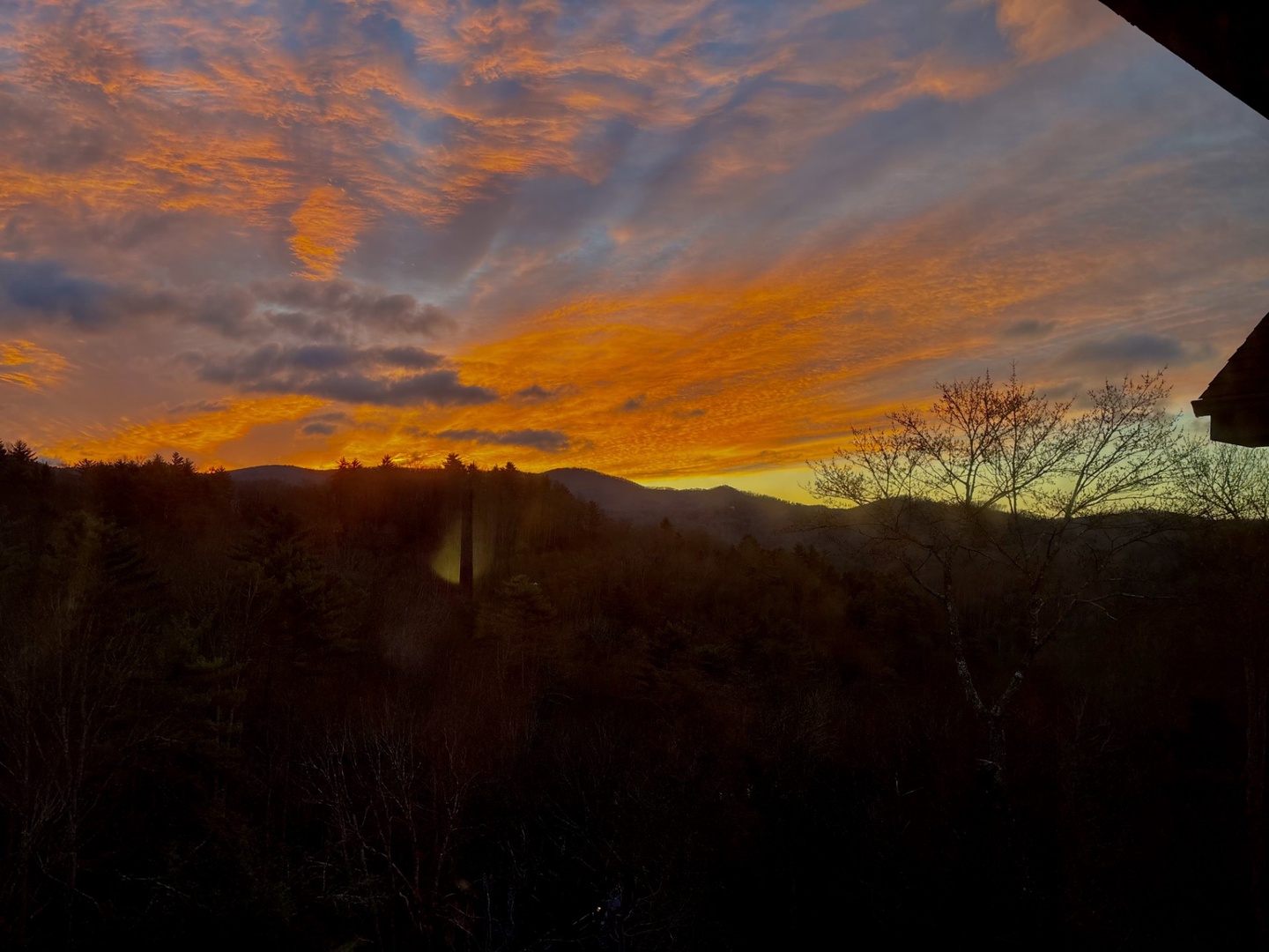Abundant mountain sunrise — your front-row view from Mount LiveJoy.