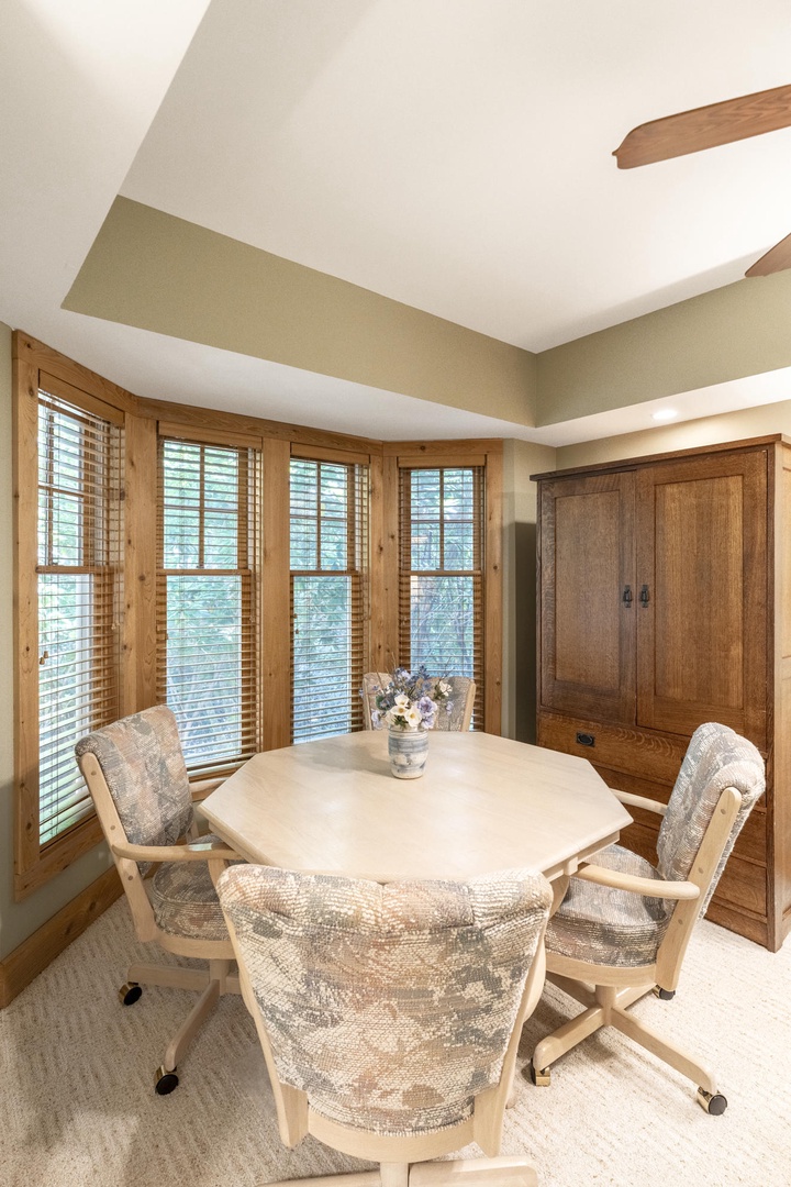 Living Area---Downstairs, Card/Gaming Table