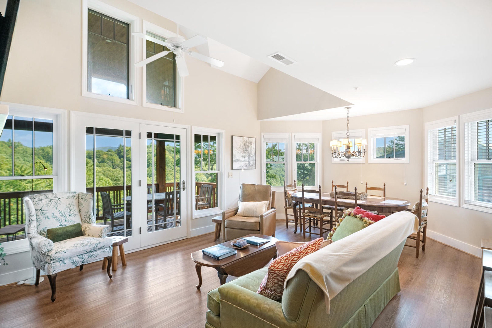 Open Floor Plan---Living and Dining Areas