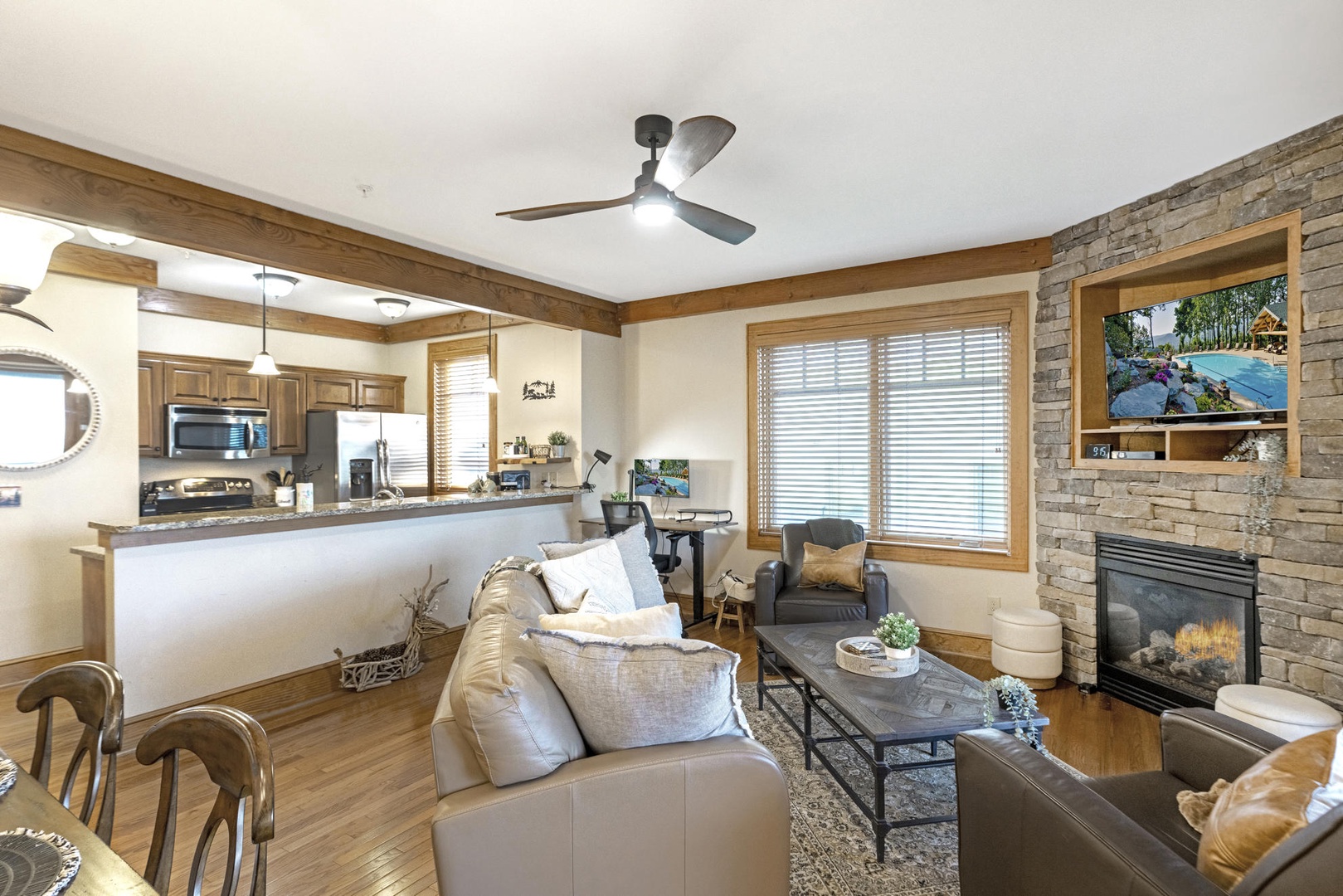 Living Room---Open Floor Plan