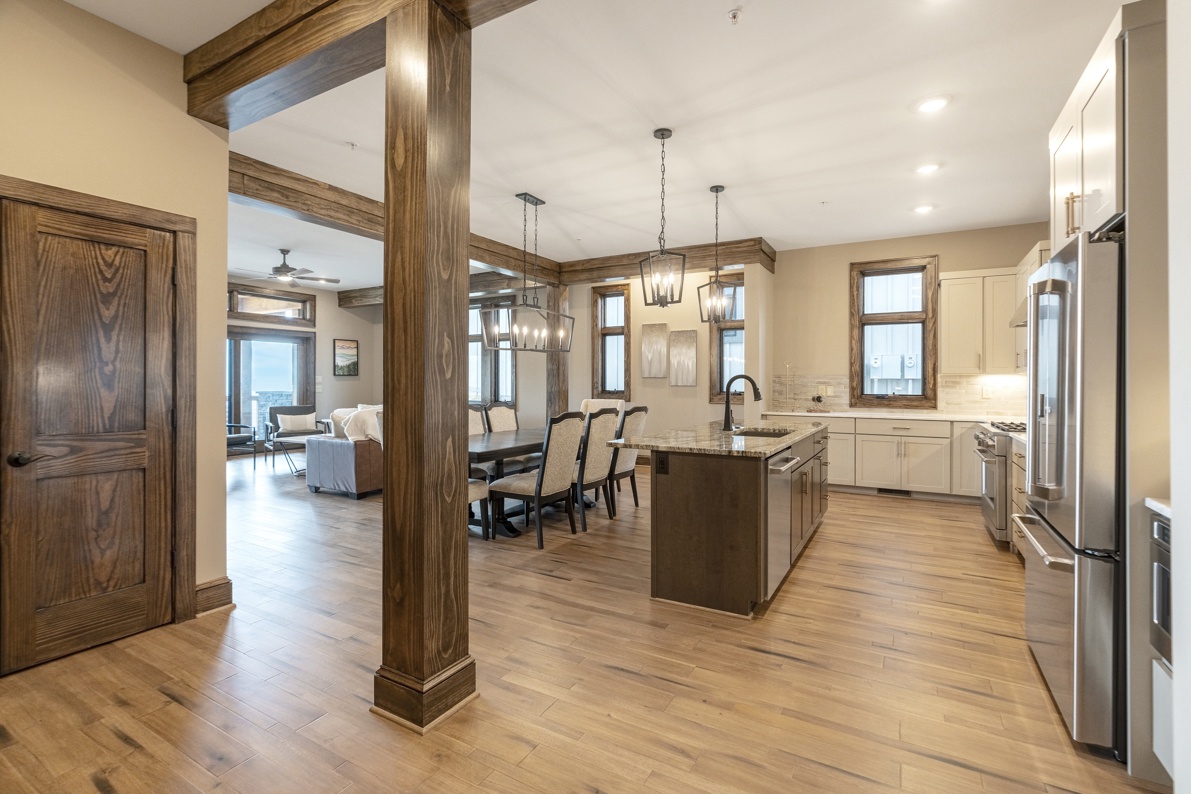 Open Floor Plan--- Kitchen, Dining, Living Rooms