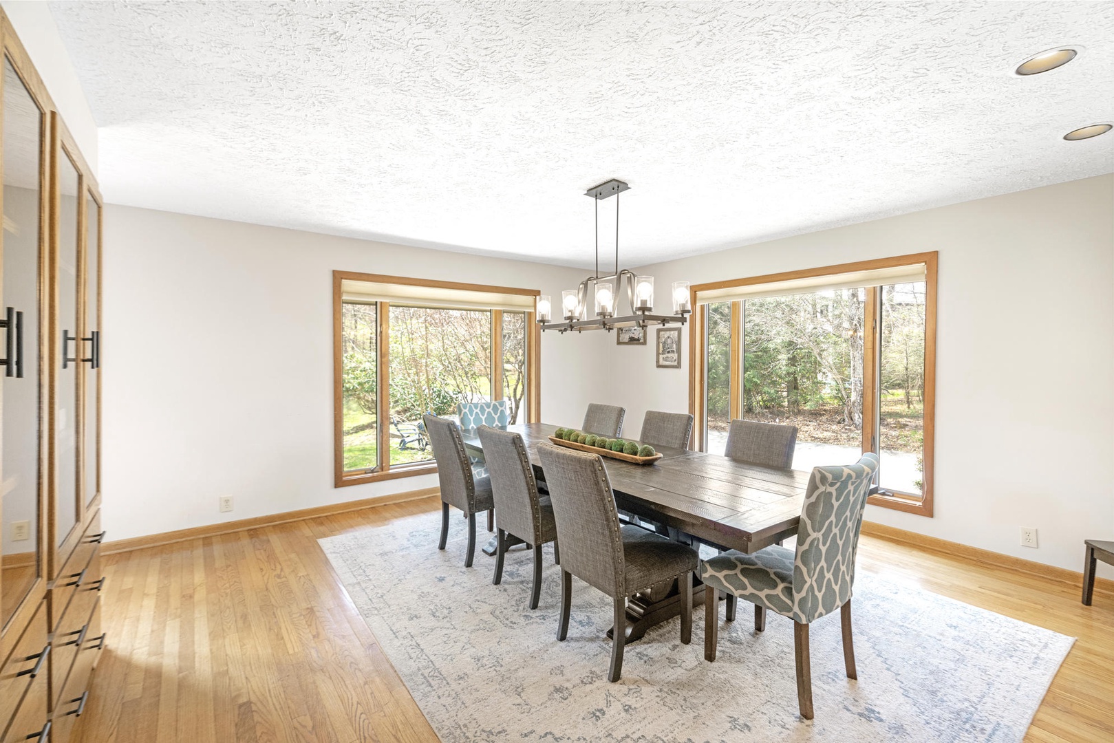 Dining Room---Seating for Eight, Natural Lighting