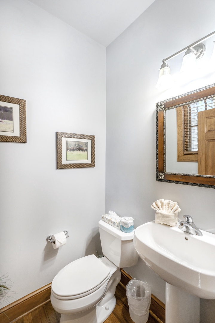 Half Bathroom---Main Floor