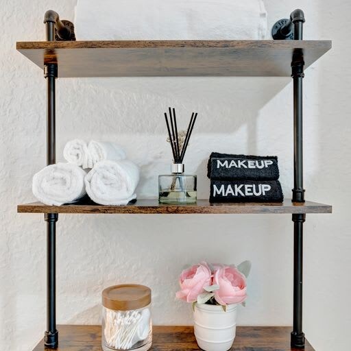 Freshen up with fluffy towels, makeup essentials, and thoughtful touches—your own little spa corner awaits.