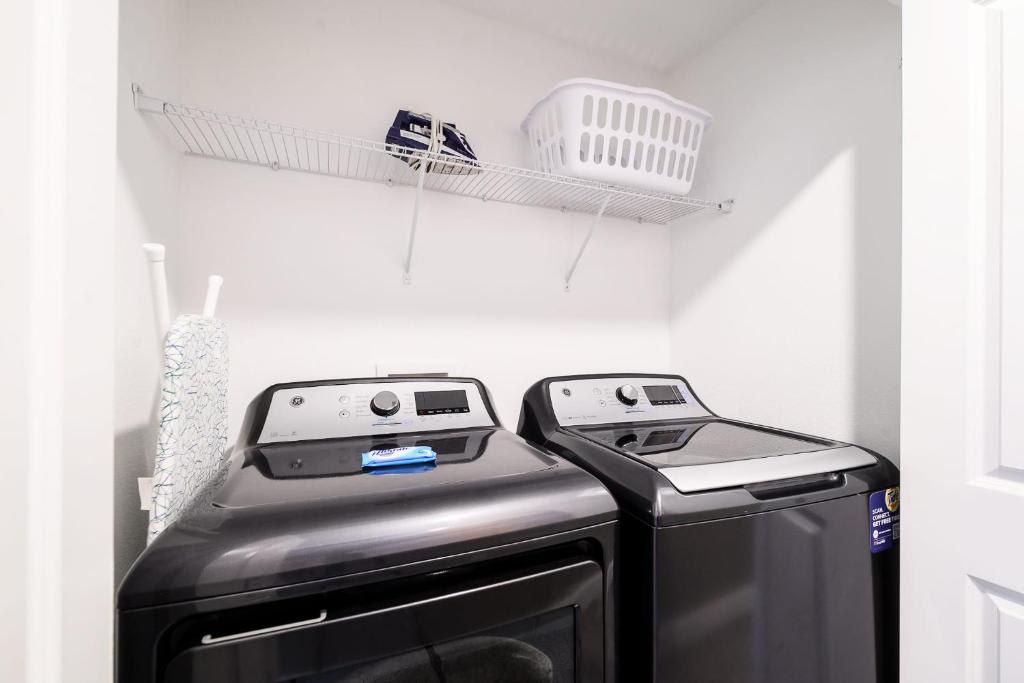 Freshly laundered linens and carefree convenience await—your stay includes dedicated washer and dryer, along with thoughtful storage and all the essentials to keep your wardrobe travel-ready.