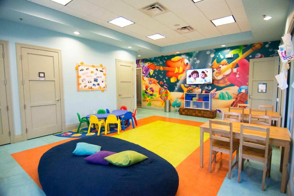 A bright and cheerful kids' club where your little ones can play, create, and make new friends in a safe, supervised space designed just for them.