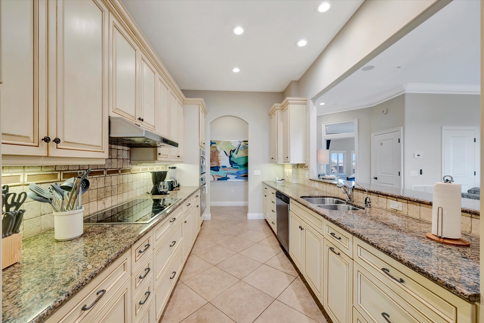 Step into your gourmet kitchen, where elegant cabinetry and gleaming granite counters set the stage for your culinary adventures. With ample space and top-tier appliances, you'll find everything you need to craft memorable meals.