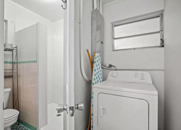 You'll find convenient in-unit laundry at your fingertips, making longer stays effortless and comfortable.