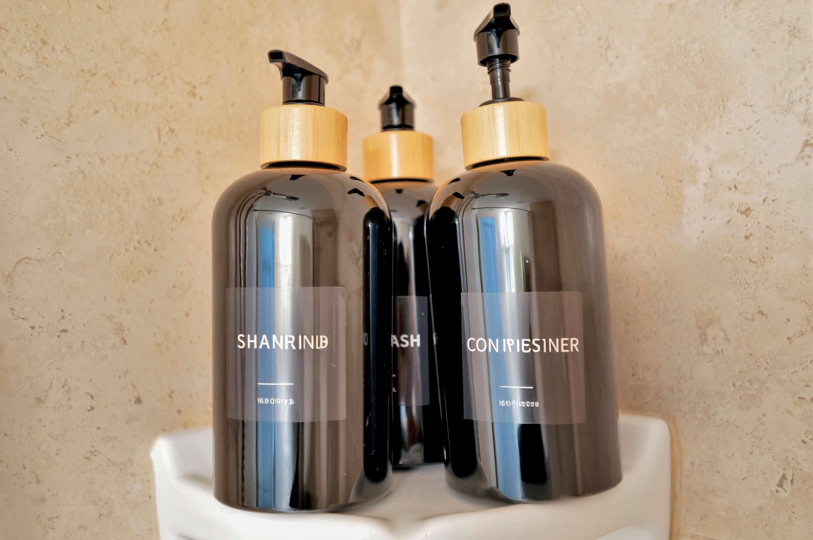 Premium toiletries await you in the bathroom, ready to refresh you after a day of exploring or simply relaxing at your vacation retreat.
