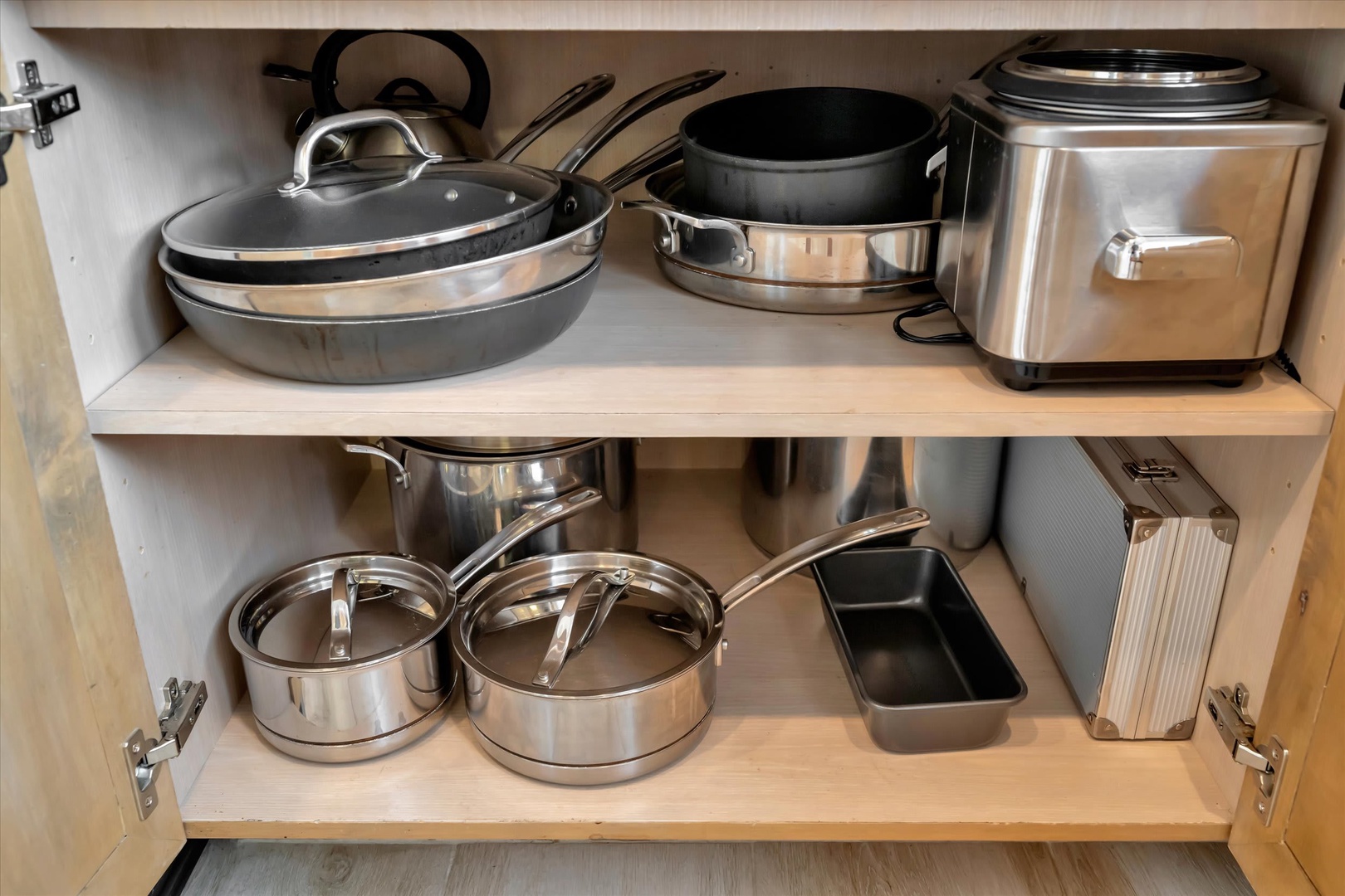 Your fully equipped kitchen includes quality cookware and modern appliances, so you can prepare meals just like you would at home.