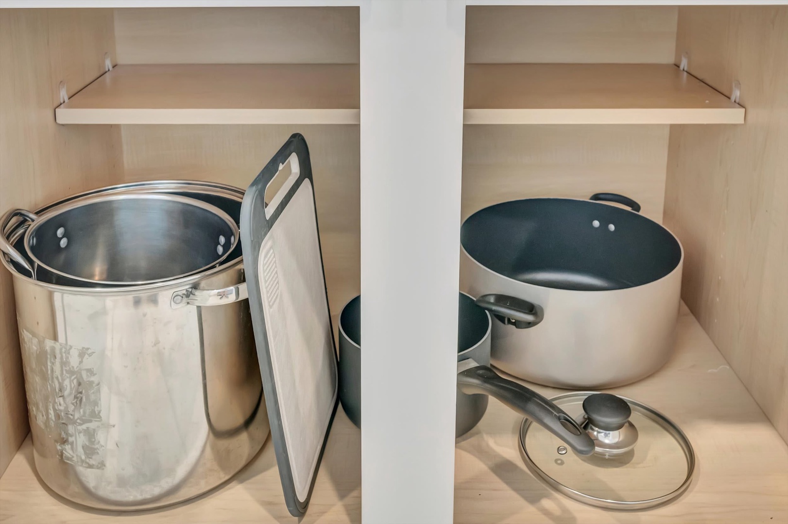 Quality cookware awaits in your fully-equipped kitchen, making it easy to prepare meals just the way you like them during your stay.