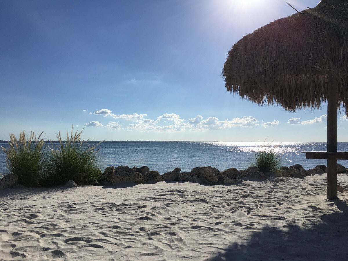 A private beach area where soft sand meets calm waters—your perfect spot to unwind under a thatched palapa with the gentle sound of waves nearby.