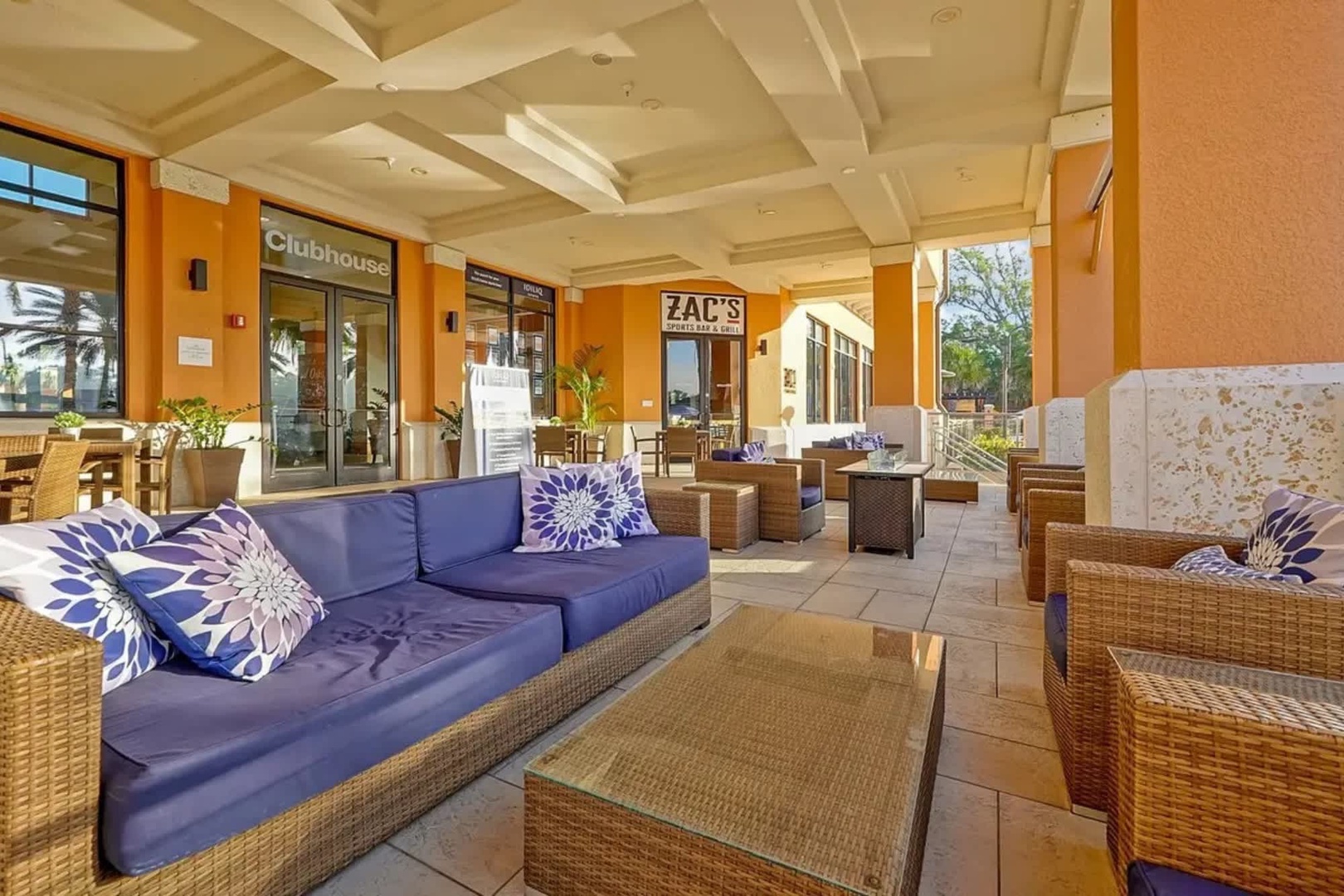 Step into your vacation retreat and discover inviting common areas where you can unwind, socialize, and soak in the warm Florida sunshine right at your doorstep.