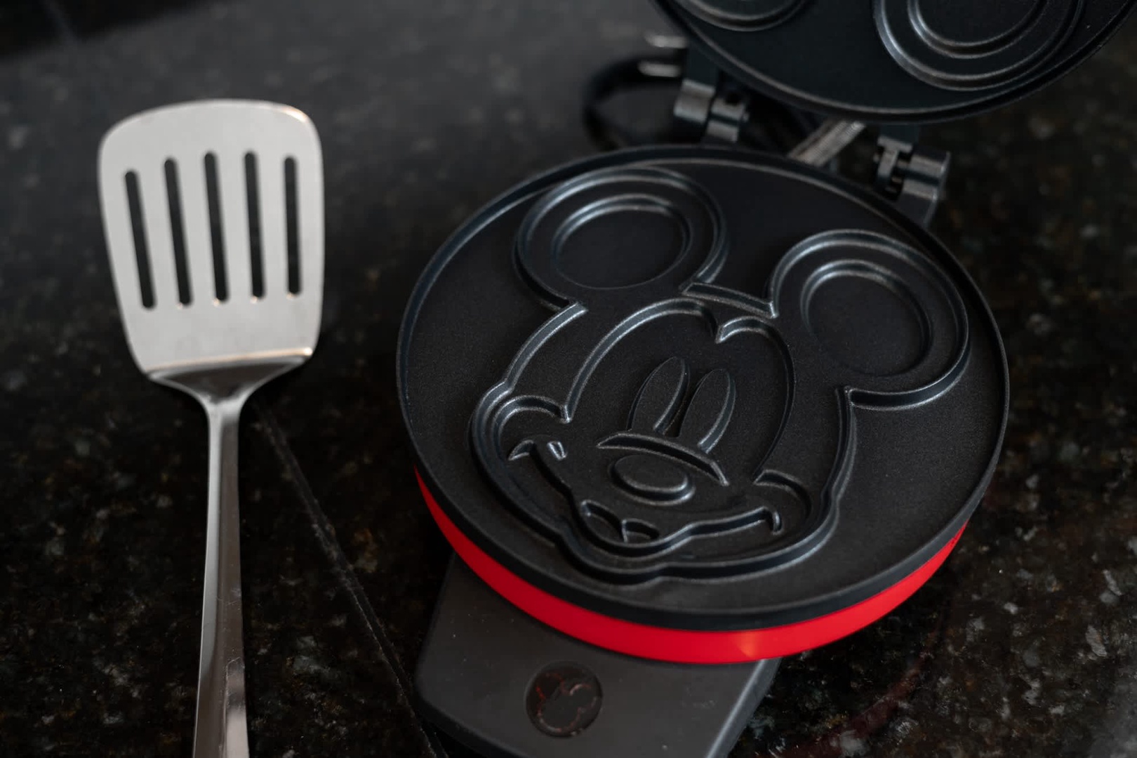 Whip up your favorite breakfasts with this fun novelty waffle maker—perfect for starting your mornings with a smile.