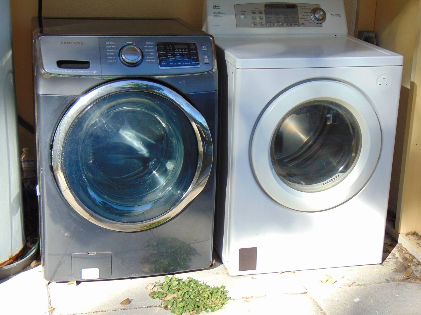 Full-sized washer and dryer ready for your use during your stay, making it easy to pack light and keep your clothes fresh.