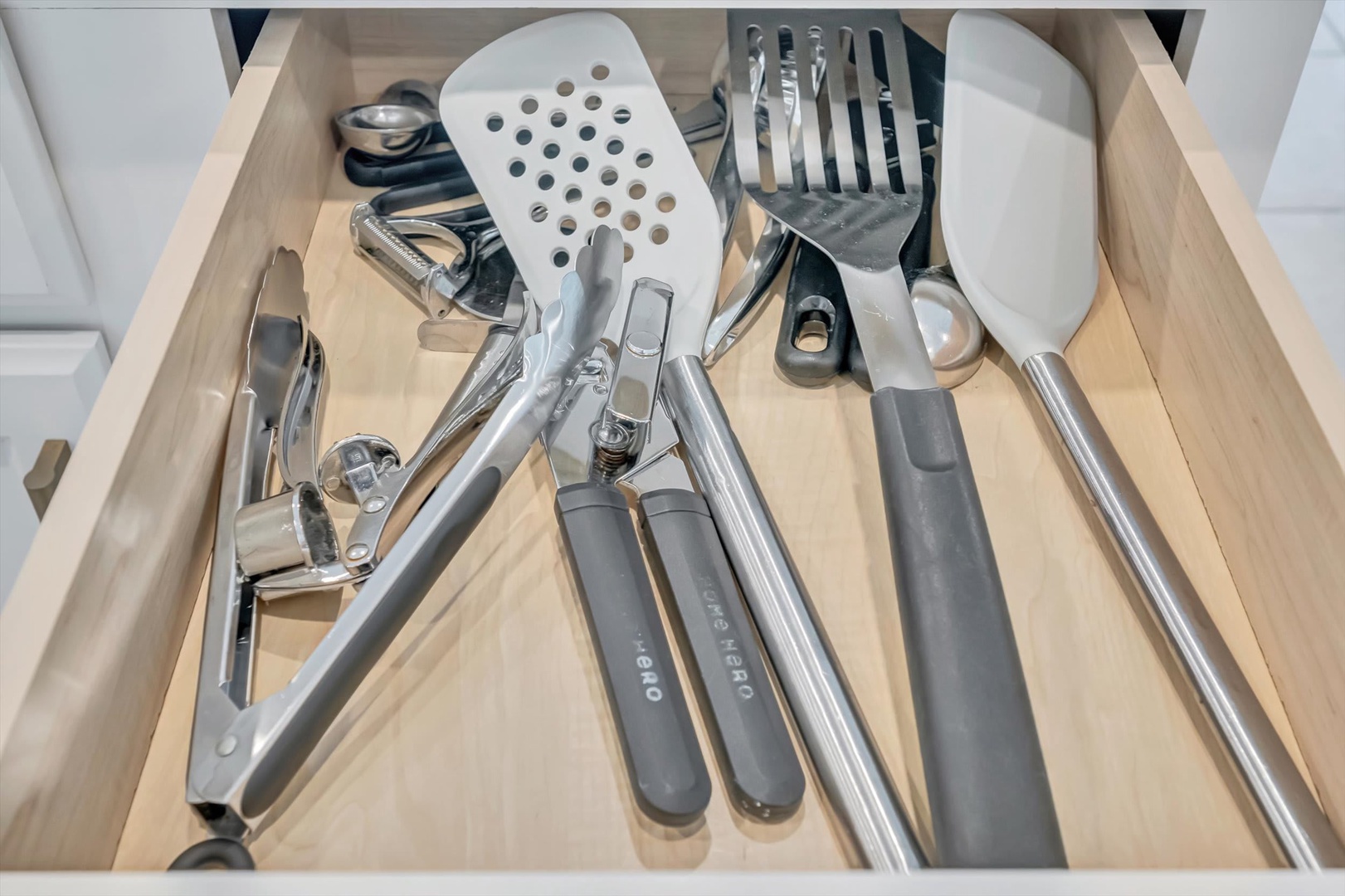 Your kitchen drawer is stocked with quality utensils—from sharp knives to handy peelers—so you're ready to whip up a delicious home-cooked meal whenever the mood strikes.