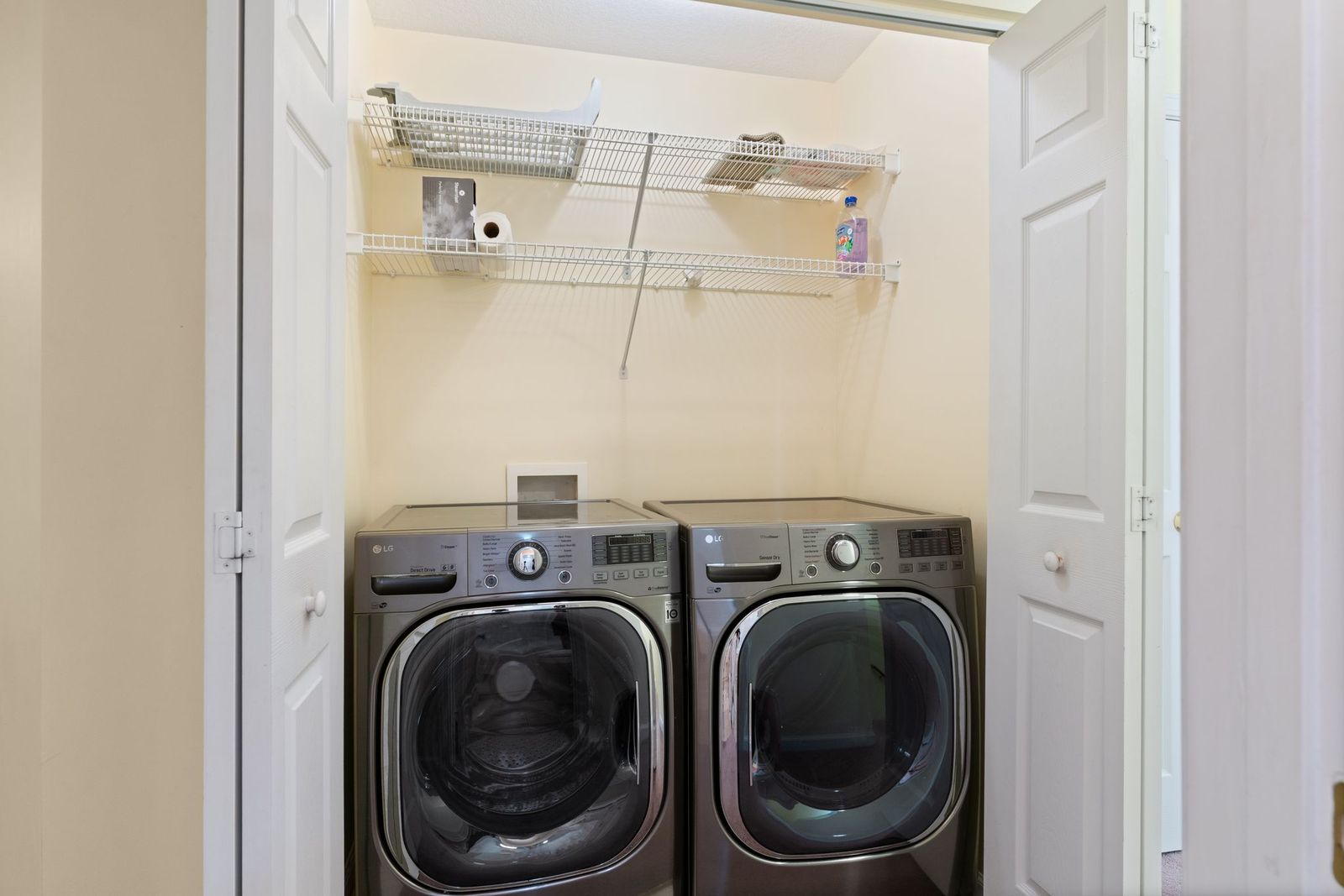 Upstairs, Laundry Area