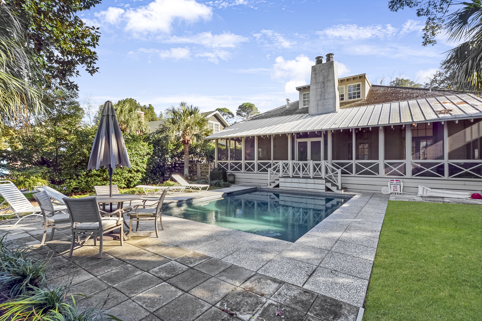 Backyard and Pool