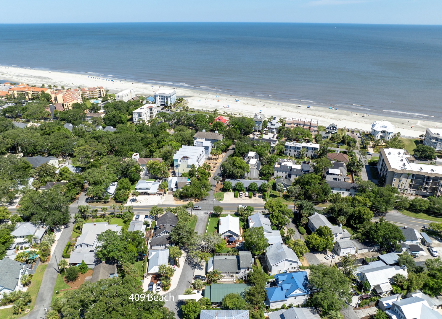 409 Beach Drive-Aerial 1-St Simons Island-vacation-rental