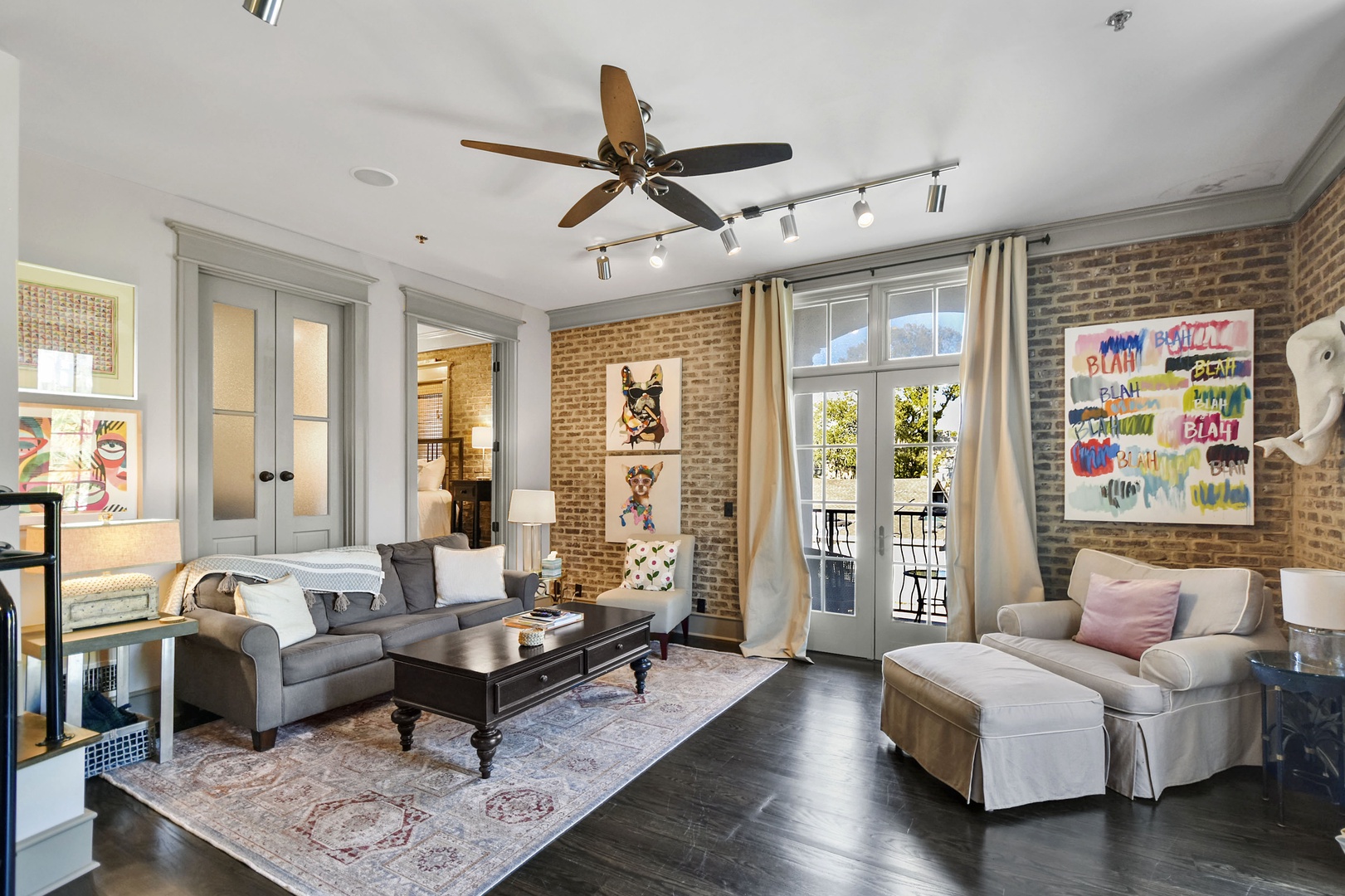 Living Room with Sleeper Sofa