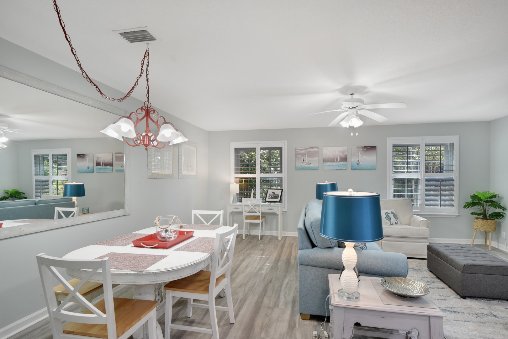 Dining Area and Living Room